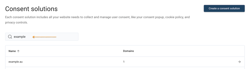 find a custom solution in Cookie Information CMP