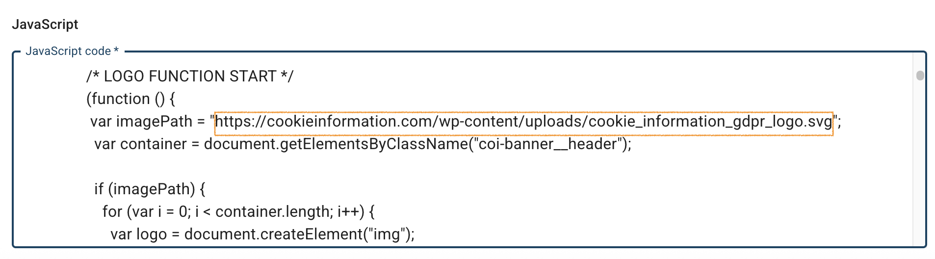 remove the URL path to your logo from the consent template