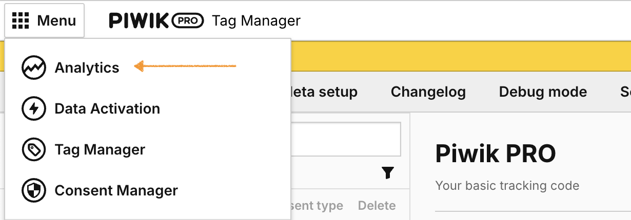 Analytics in Piwik PRO