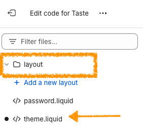 edit theme liquid
