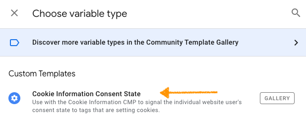 Cookie Information Consent State variable