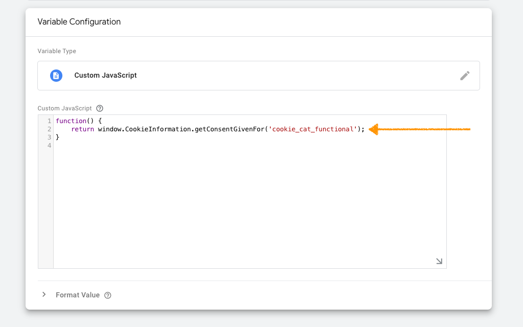 add custom JavaScript