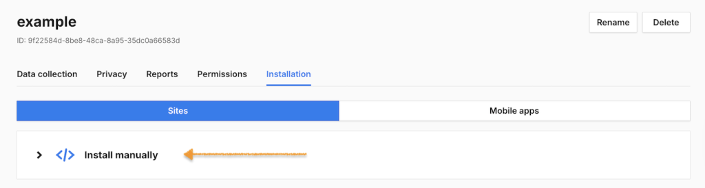 install Piwik PRO code manually